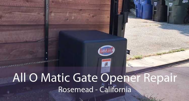 All O Matic Gate Opener Repair Rosemead - California